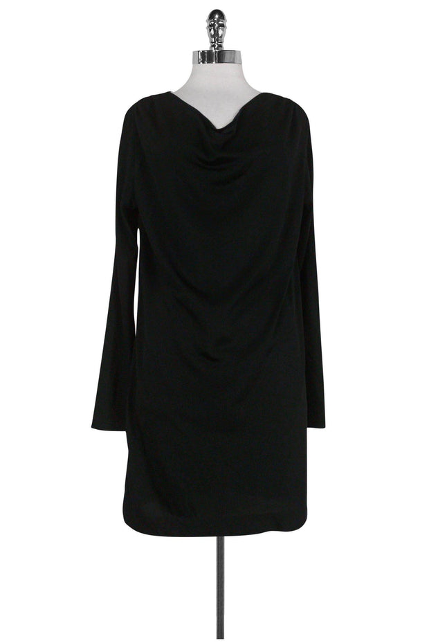 Current Boutique-3.1 Phillip Lim - Black Scoop Neck Dress Sz M