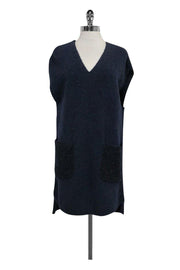 Current Boutique-3.1 Phillip Lim - Navy Wool Blend Dress Sz M