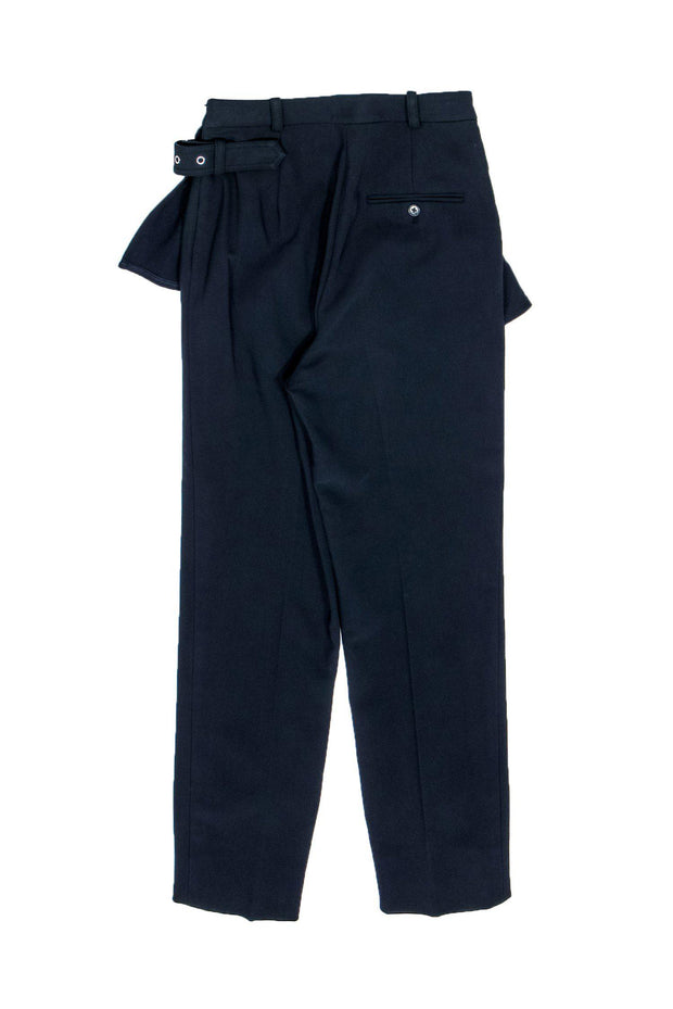 Current Boutique-3.1 Phillip Lim - Navy Blue Dress Pants w/ Ruffle Skirt Flap Sz 2