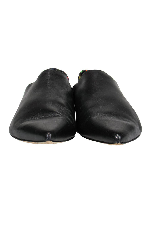 Current Boutique-3.1 Phillip Lim - Black Floral Print Flats Sz 5