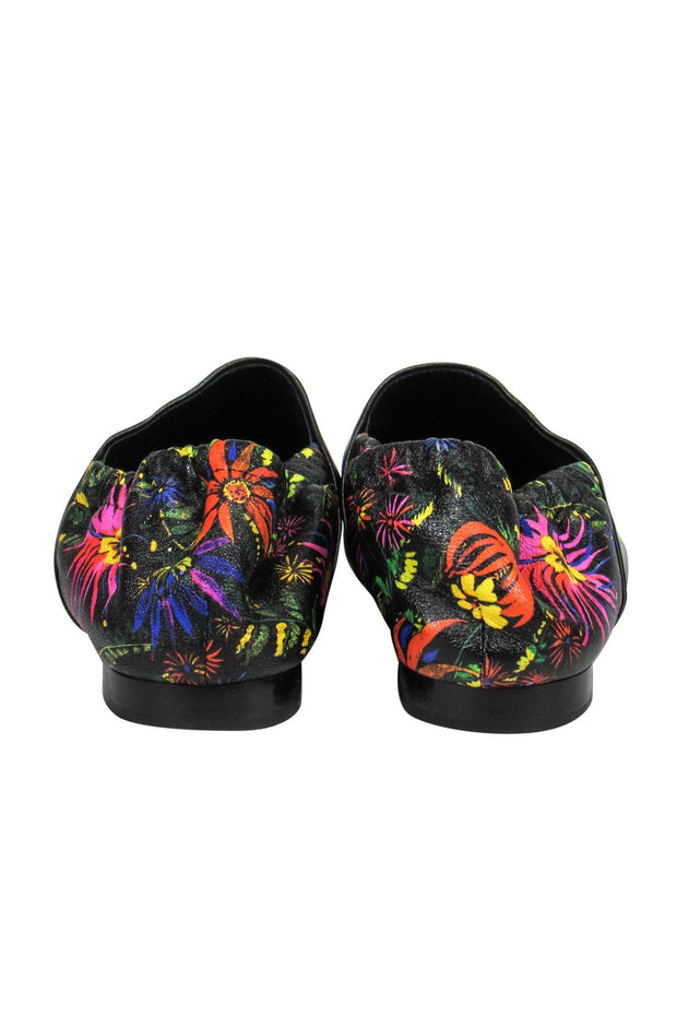 Current Boutique-3.1 Phillip Lim - Black Floral Print Flats Sz 5
