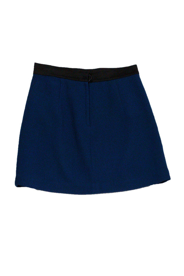 Current Boutique-3.1 Phillip Lim - Blue Wool Miniskirt Sz 10