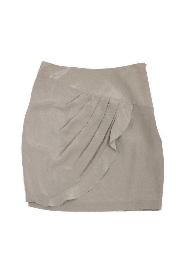 Current Boutique-3.1 Phillip Lim - Grey Silk Petal Skirt Sz 0