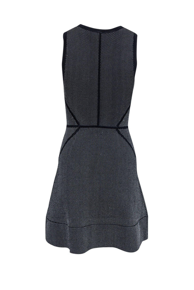 Current Boutique-A.L.C. - Black & White Speckled A-Line Knit Dress Sz XS