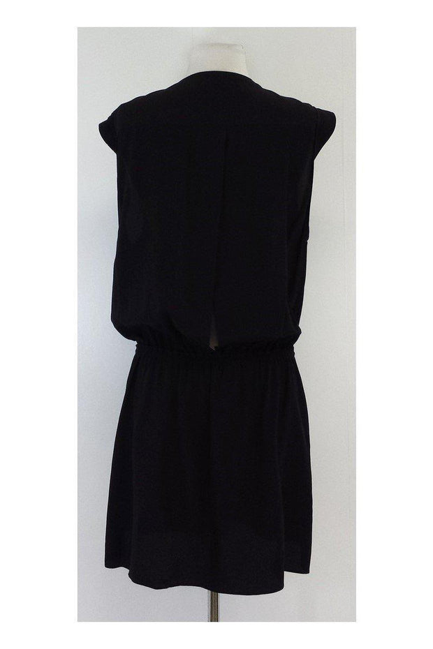 Current Boutique-A.L.C. - Black Silk Sleeveless Dress Sz L