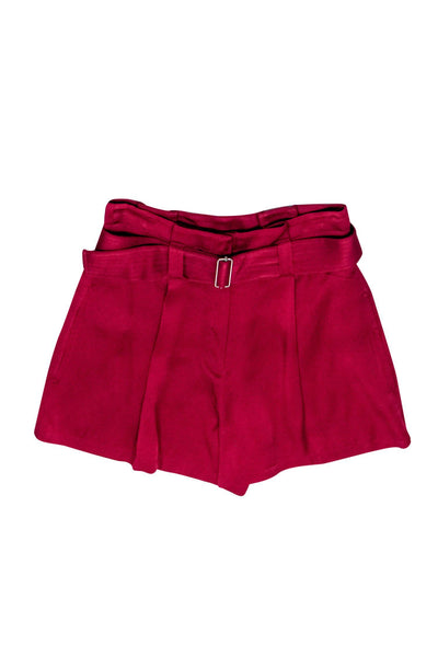 Current Boutique-A.L.C. - Fuchsia Belted Paperbag Shorts Sz 2