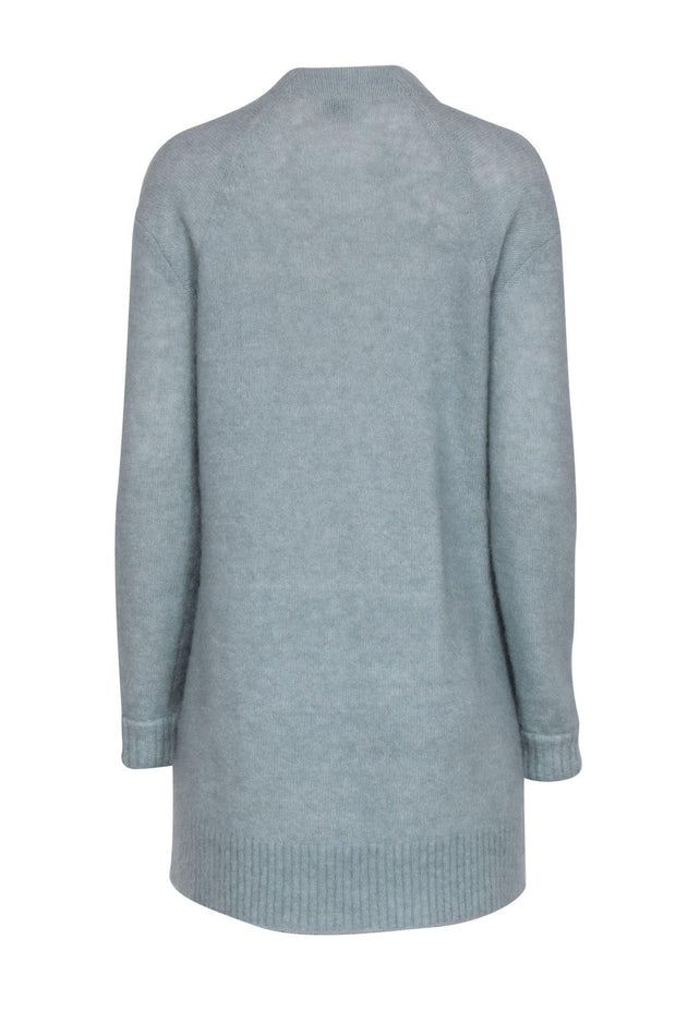 Current Boutique-Acne Studios - Powder Blue Fuzzy Open Longline Cardigan Sz XS