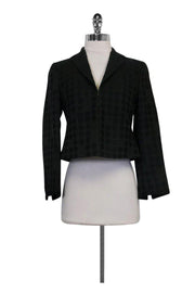 Current Boutique-Akris - Black Circle Blazer Sz 4