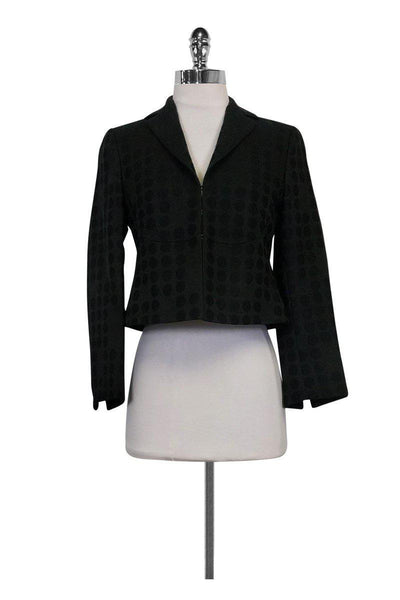 Current Boutique-Akris - Black Circle Blazer Sz 4