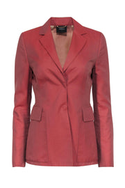 Current Boutique-Akris - Clay Pink Button-Up Blazer Sz 6