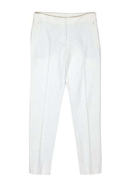 Current Boutique-Akris - White Skinny Trousers Sz 4
