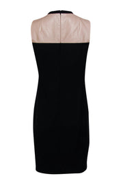 Current Boutique-Akris Punto - Black & Tan Color Blocked Cocktail Dress Sz 8