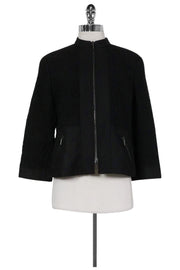 Current Boutique-Akris Punto - Black Textured Jacket Sz 10