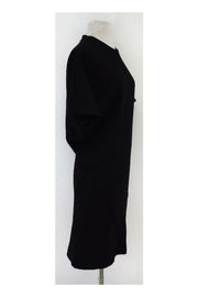 Current Boutique-Alasdair - Black Wool Batwing Dress Sz S