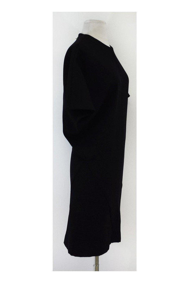 Current Boutique-Alasdair - Black Wool Batwing Dress Sz S