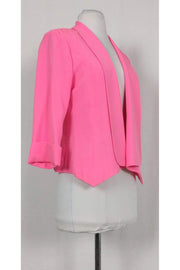 Current Boutique-Alberto Makali - Neon Pink Asymmetrical Jacket Sz S