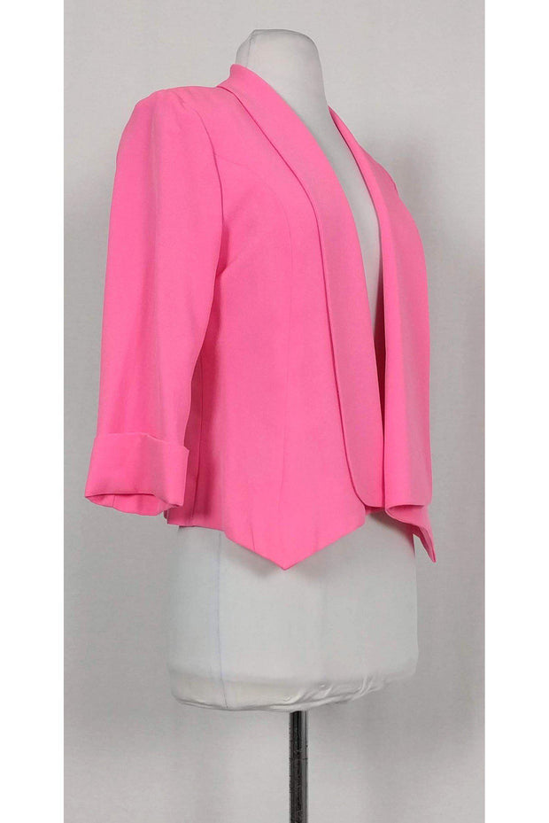 Current Boutique-Alberto Makali - Neon Pink Asymmetrical Jacket Sz S