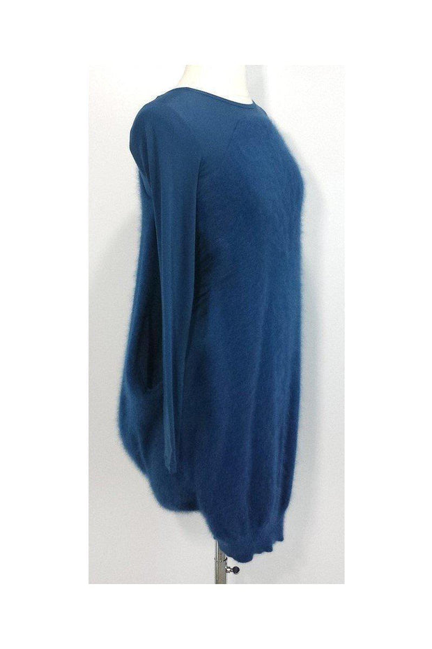 Current Boutique-Alexander McQueen - Blue Bubble Back Mini Dress Sz XS