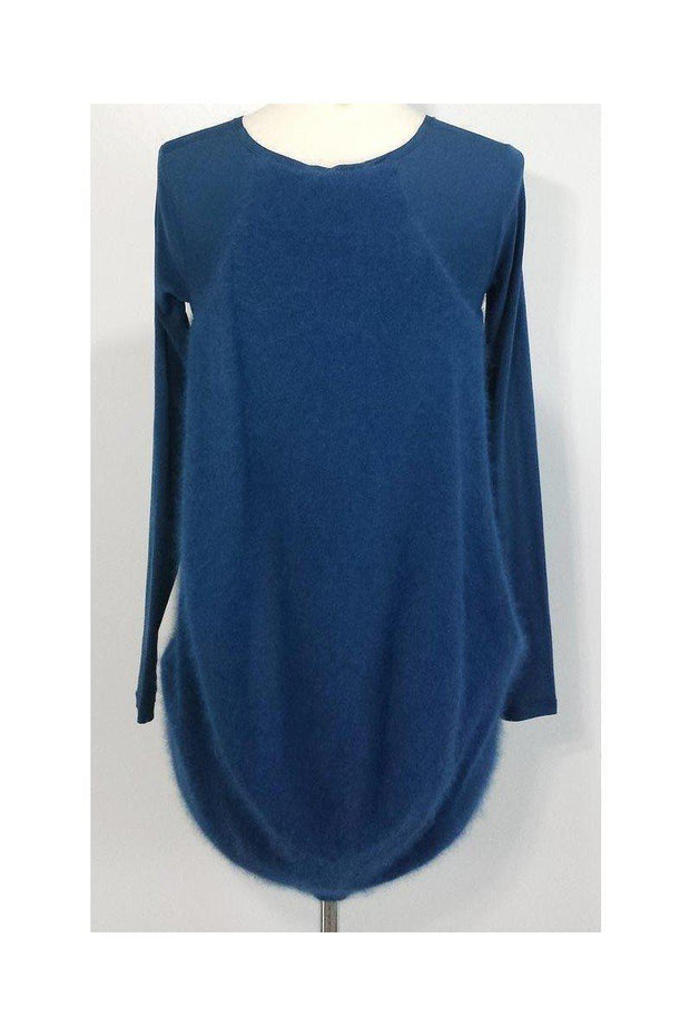 Current Boutique-Alexander McQueen - Blue Bubble Back Mini Dress Sz XS