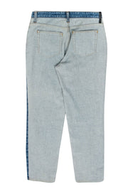 Current Boutique-Alexander Wang - Medium & Light Wash "Ride" Color Block Jeans Sz 27