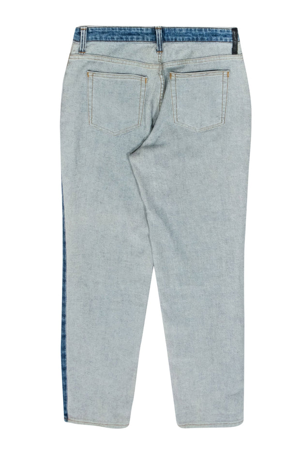 Current Boutique-Alexander Wang - Medium & Light Wash "Ride" Color Block Jeans Sz 27