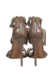 Current Boutique-Alexandre Birman - Beige Braided Stilettos Sz 10