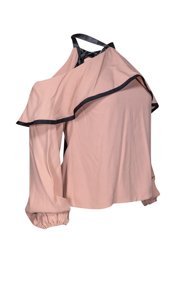 Current Boutique-Alexis - Pink Top w/ Black Trim Sz XS