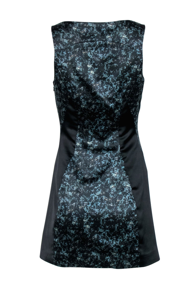Current Boutique-All Saints - Black & Green Marble Print "Heidi" Dress Sz 6