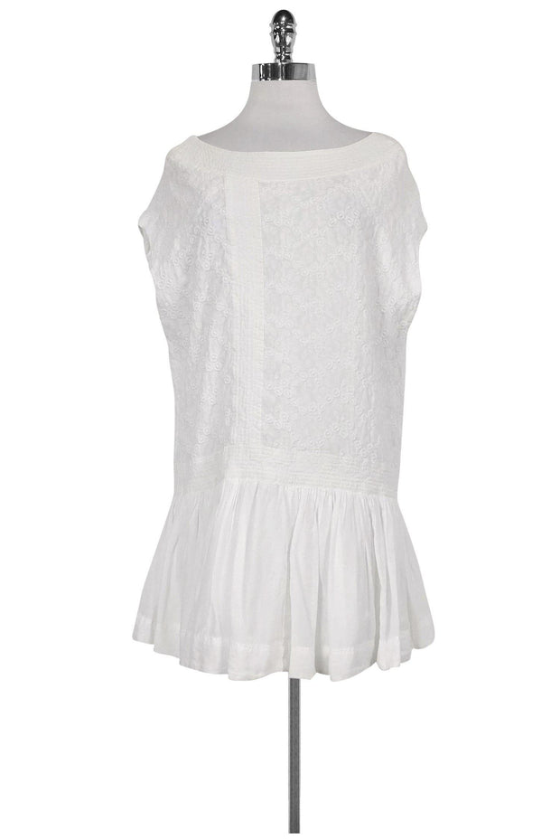 Current Boutique-All Saints - Drop Waist Eyelet Dress Sz 2