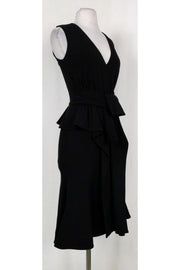 Current Boutique-Altuzarra - Black Peplum Dress Sz 6
