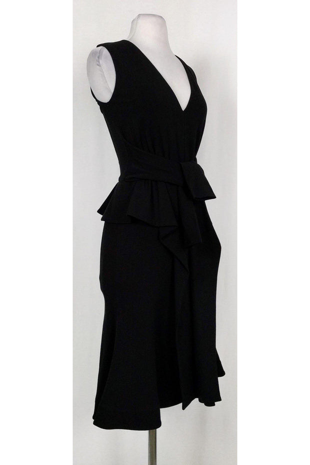 Current Boutique-Altuzarra - Black Peplum Dress Sz 6