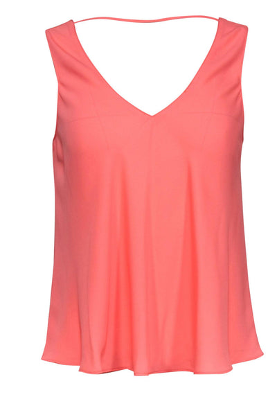 Current Boutique-Amanda Uprichard - Neon Pink V-Neck Tank Top Sz P