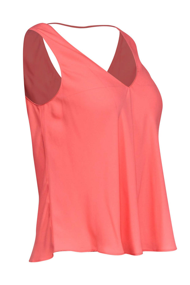 Current Boutique-Amanda Uprichard - Neon Pink V-Neck Tank Top Sz P