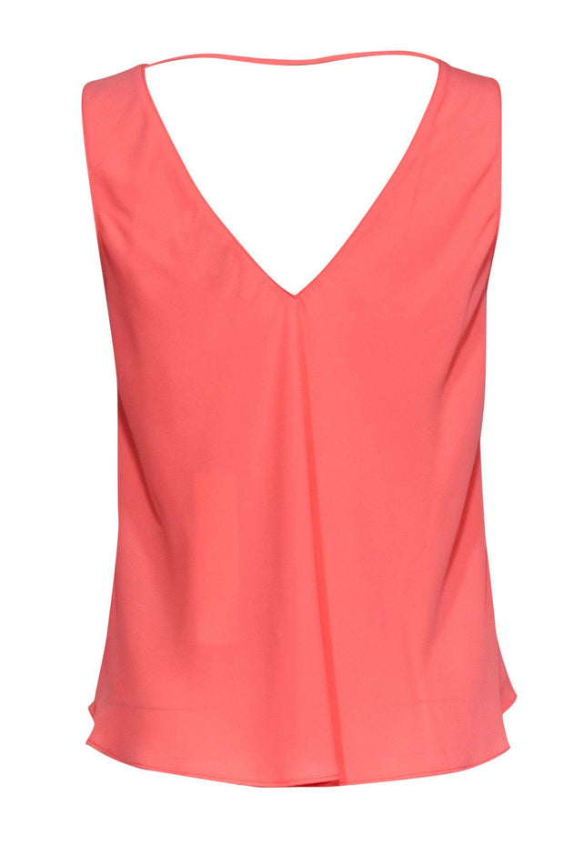 Current Boutique-Amanda Uprichard - Neon Pink V-Neck Tank Top Sz P