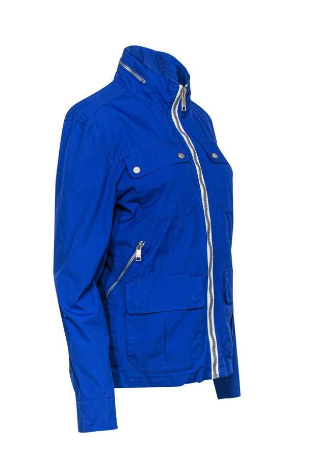 Current Boutique-Marc New York by Andrew Marc - Dark Periwinkle Blue Zip-Up Windbreaker Sz S