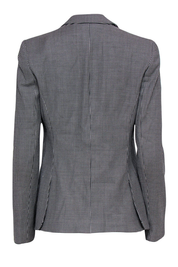 Current Boutique-Armani Collezioni - Black & White Houndstooth Wool Blazer Sz 4