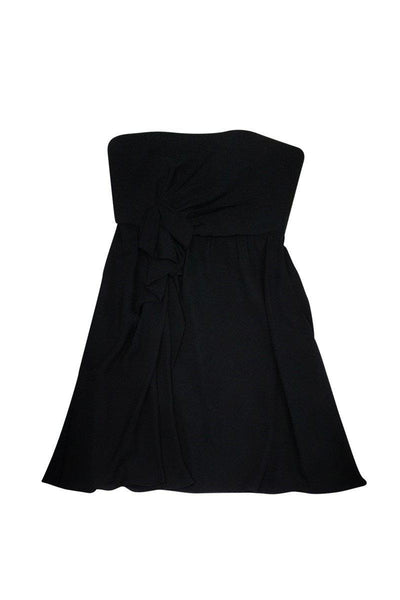 Current Boutique-Armani Collezioni - Black Strapless Dress Sz 12