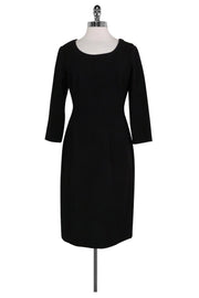 Current Boutique-Armani Collezioni - Black Long Sleeve Dress Sz 8