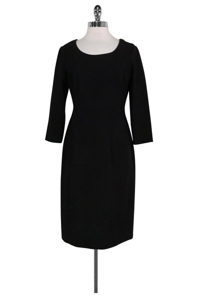 Current Boutique-Armani Collezioni - Black Long Sleeve Dress Sz 8