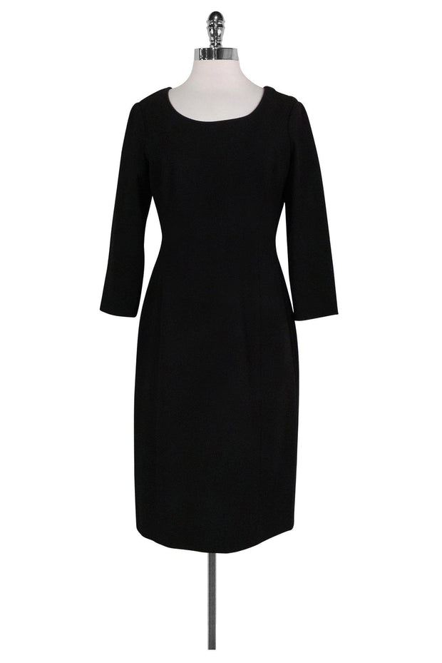 Current Boutique-Armani Collezioni - Black Long Sleeve Dress Sz 8