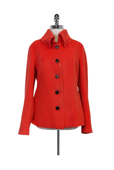 Current Boutique-Armani Collezioni - Orange Jacket Sz 12