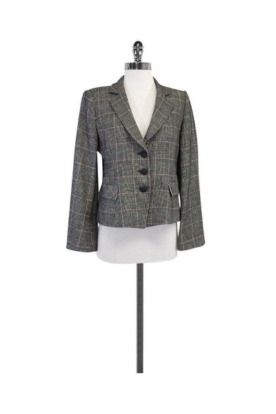 Current Boutique-Armani Collezioni - Black & White Houndstooth Jacket Sz 6