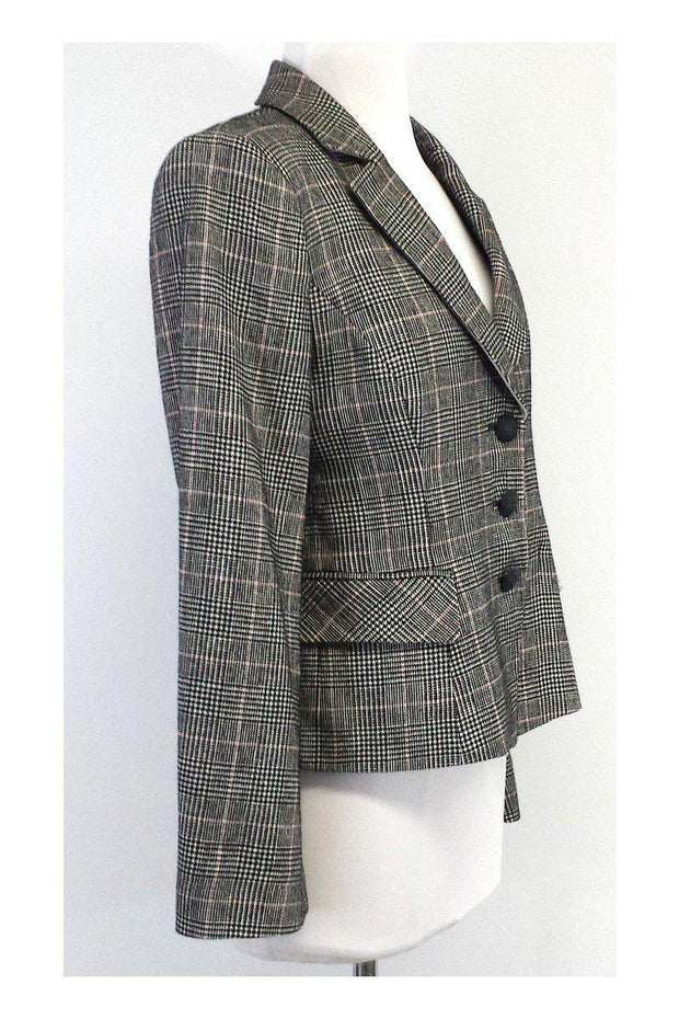 Current Boutique-Armani Collezioni - Black & White Houndstooth Jacket Sz 6
