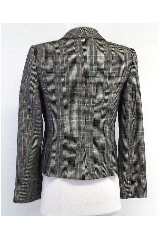 Current Boutique-Armani Collezioni - Black & White Houndstooth Jacket Sz 6