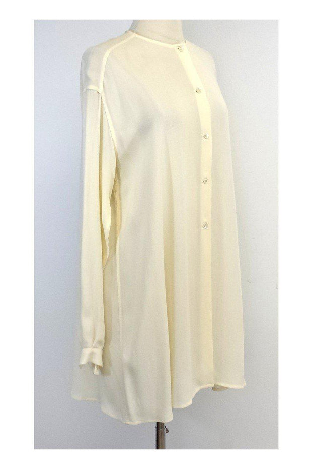 Current Boutique-Armani Collezioni - Cream Long Sleeve Tunic Sz 6