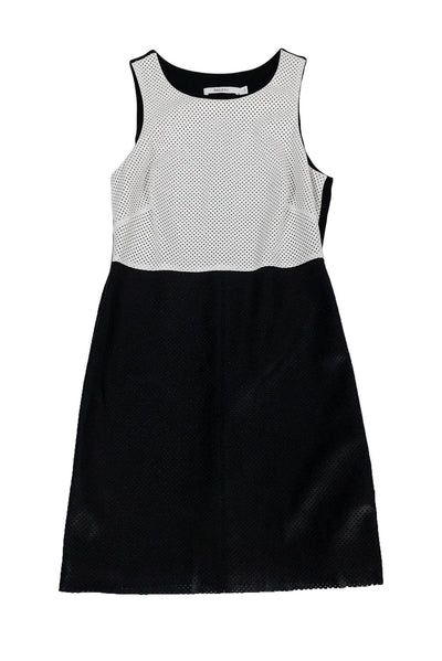 Current Boutique-Bailey 44 - Black & White Perforated Dress Sz S