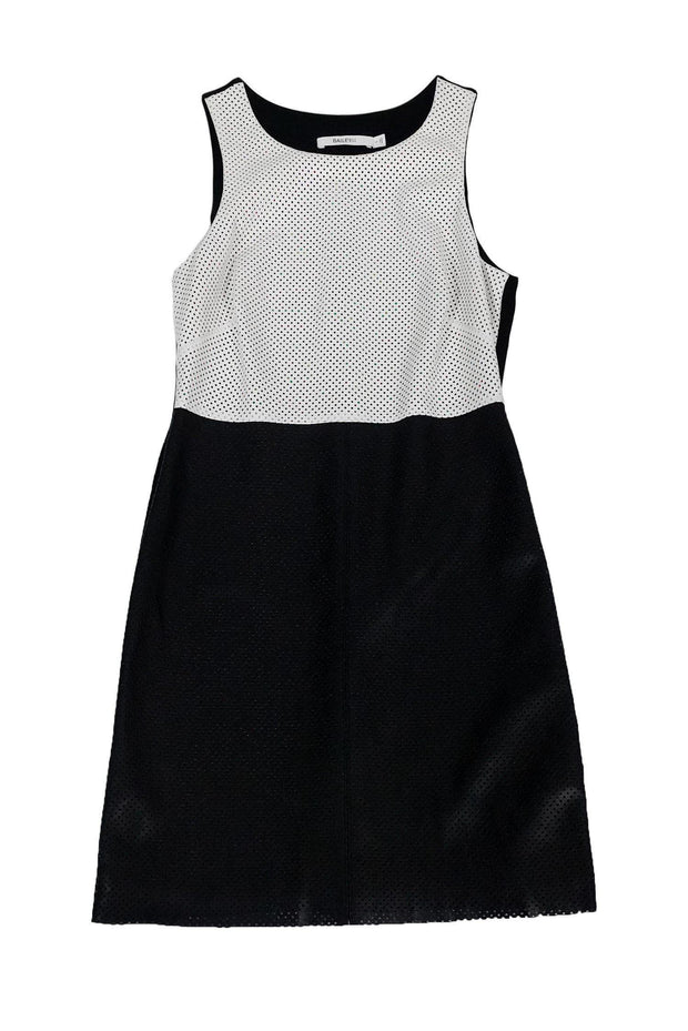 Current Boutique-Bailey 44 - Black & White Perforated Dress Sz S