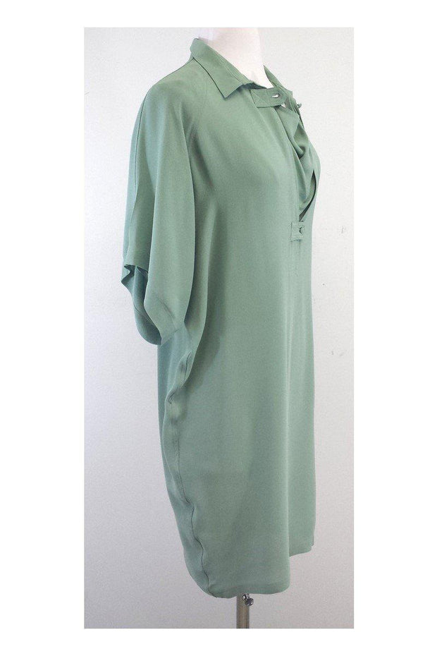 Current Boutique-Balenciaga - Seafoam Green Short Sleeve Shift Dress Sz 6