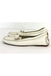 Current Boutique-Bally - White Leather Loafers Sz 6