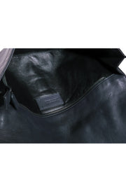 Current Boutique-Barneys New York - Black Foldover Clutch w/ Tie Straps